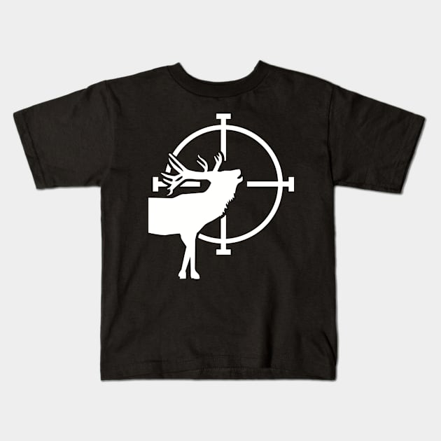 Deer crosshairs Kids T-Shirt by Designzz